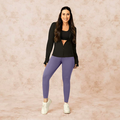 BlissClub The Ultimate Leggings Lite, Ankle Length Tights for Women for Gym, Yoga and Workout with High Waist,Tall Variant