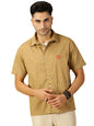 Thomas Scott Mens | Classic | Boxy Fit | Short Sleeves | Spread Collar | Solid | 2 Pockets | 100% Cotton | Casual | Shirt (TS12