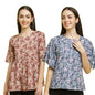 Pinkmint Tops for Women ll Combo Regular Fit Girls Tops ll Casual Wear (Pack of 2)