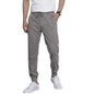 The Indian Garage Co Men Slim Fit Solid Mid-Rise Cuffed Joggers Charcoal