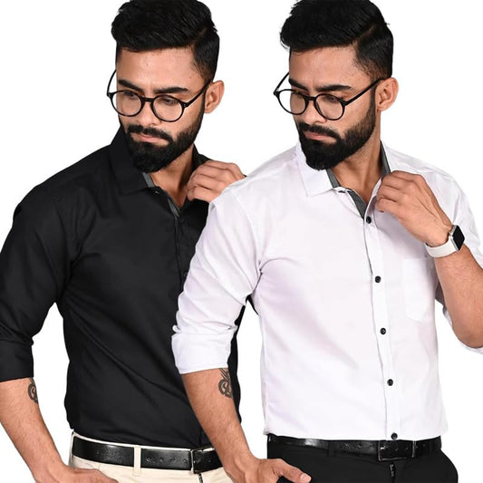 Tee Projekt Solid Regular Fit Shirt (Mens C.Shirt-A2_Multicolor3