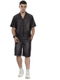 The Indian Garage Co Mens Boxy Fit Solid Denim Co-ords Set