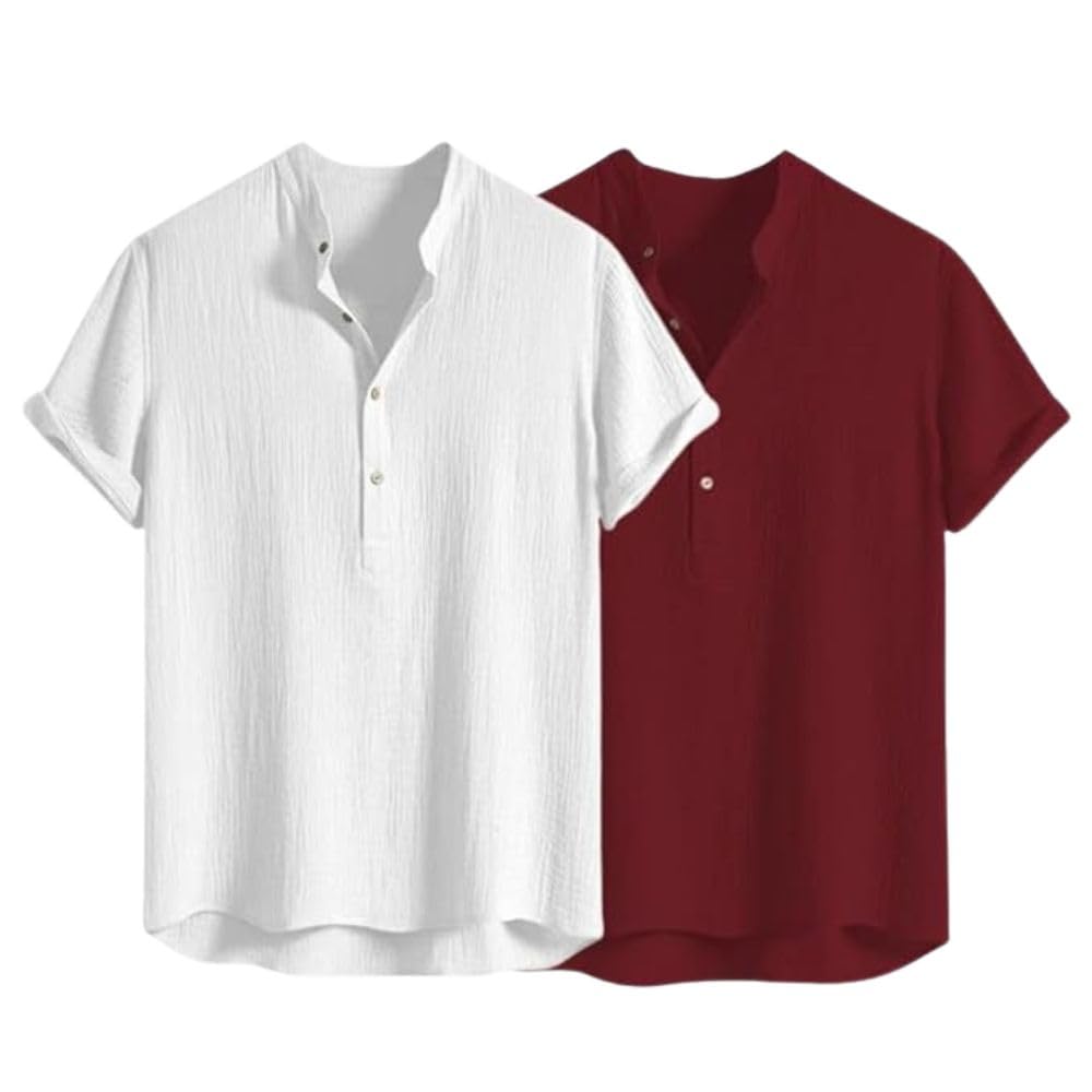 Leriya Fashion MenS Half Sleeve Casual Plain T-Shirt  Stylish & Comfortable (Available In Plus Size And Combo Pack Of 2)