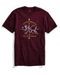 Adro Die With Memories Not With Dreams Mens Printed T-Shirt (S, Maroon)