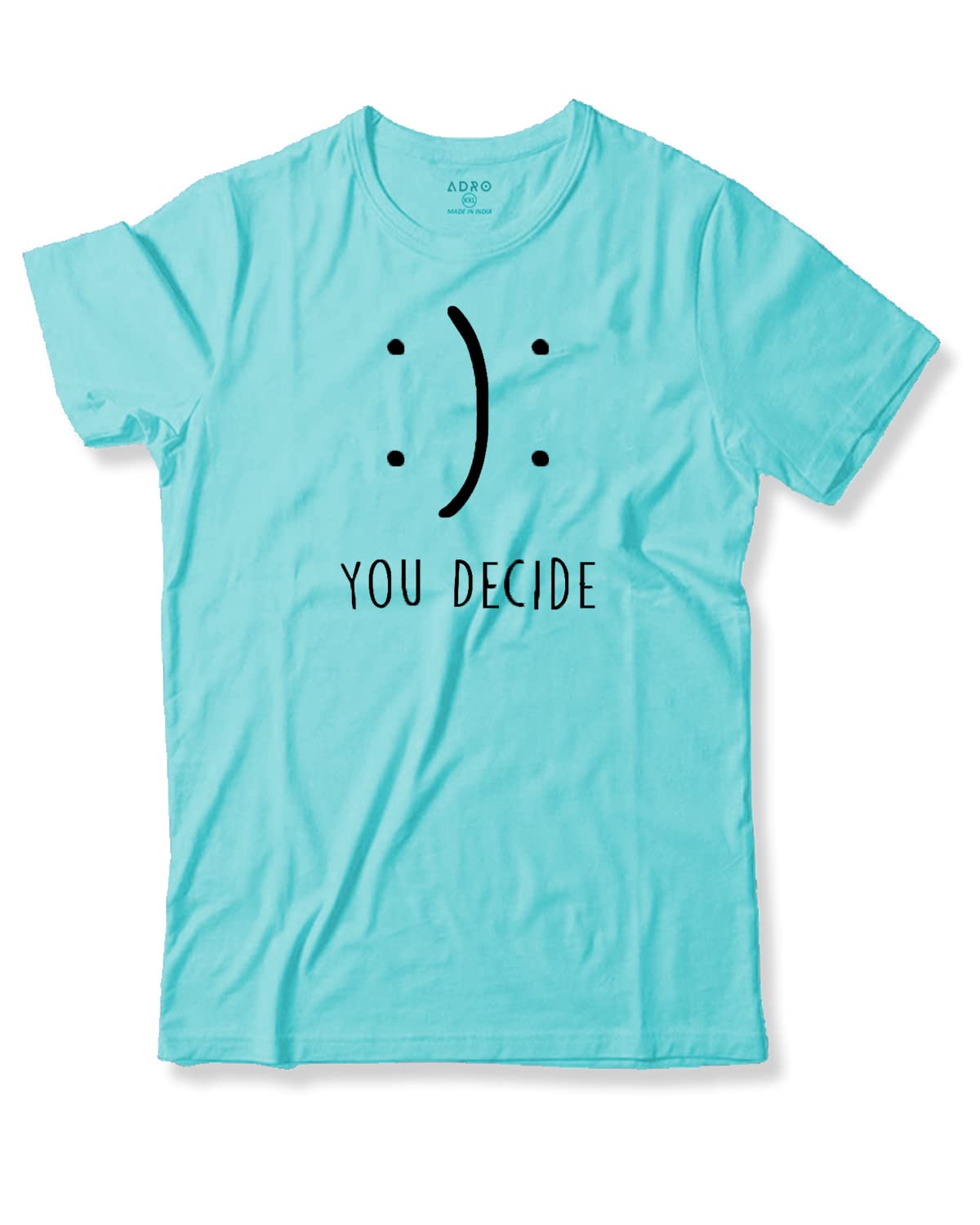 ADRO You Decide Mens Printed T-Shirts (RNR-M-DEC-MI_Mint)