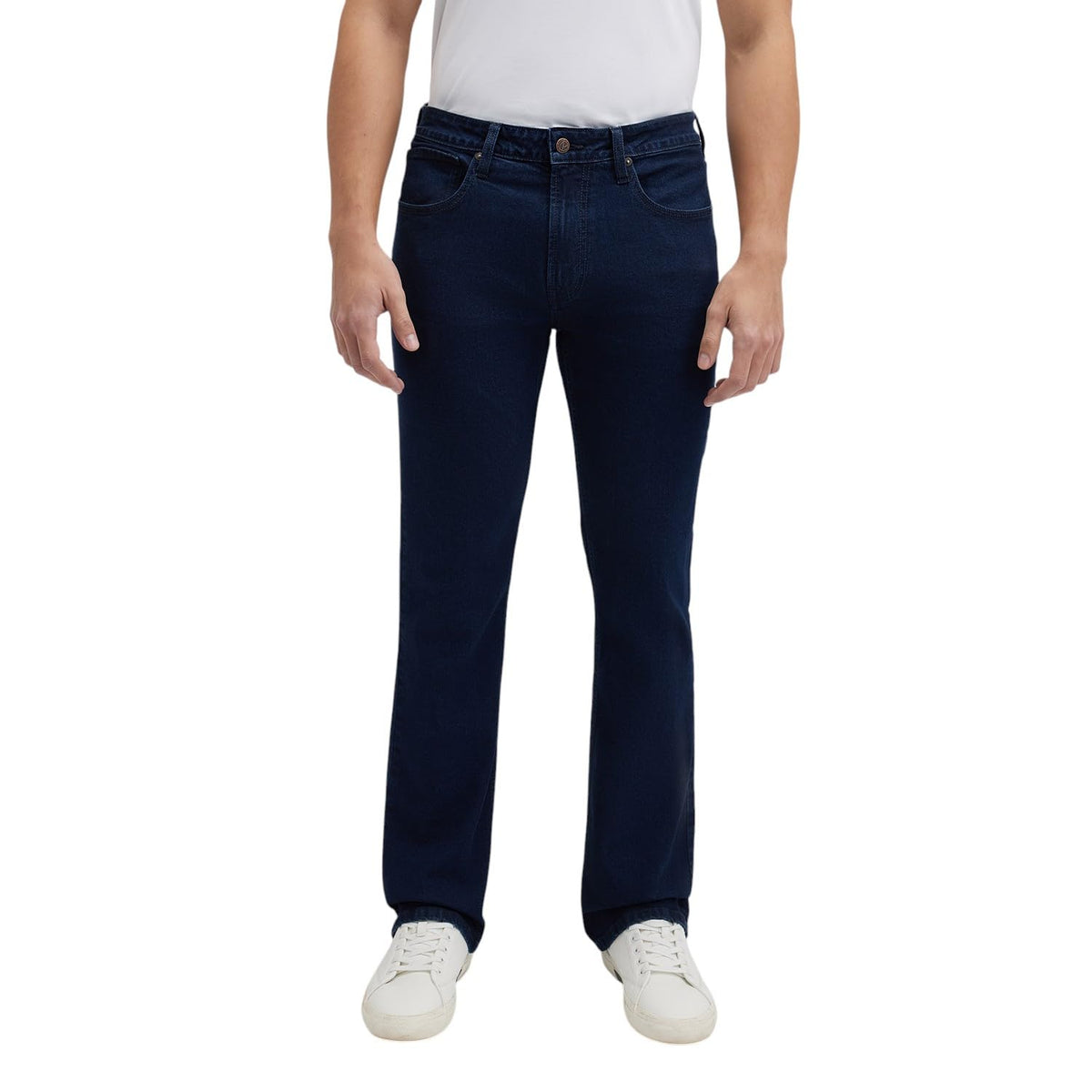 Pepe Jeans MenS Mid Rise Relaxed Jeans (Pm208924Q032_Dark Used_Blue, 36)
