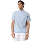 Fabindia MenS Solid Relaxed Fit Shirt (2123224Skyblue_Sky Blue
