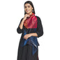 Fabindia Women Silk Printed Stole Purple_FREESIZE