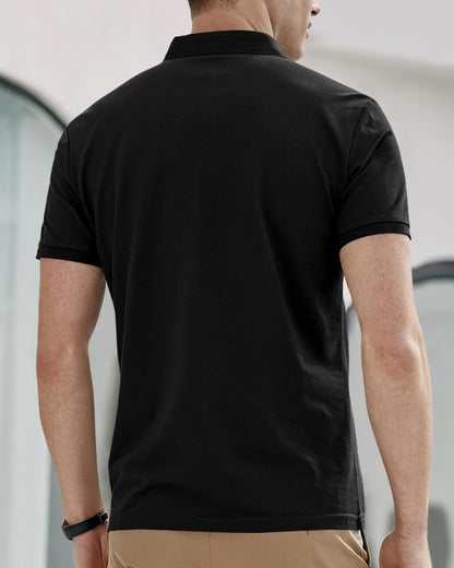 Noble Monk MenS Regular Fit Polo T Shirt |Half Sleeves |Collar Tshirts | Casual T-Shirt For Men