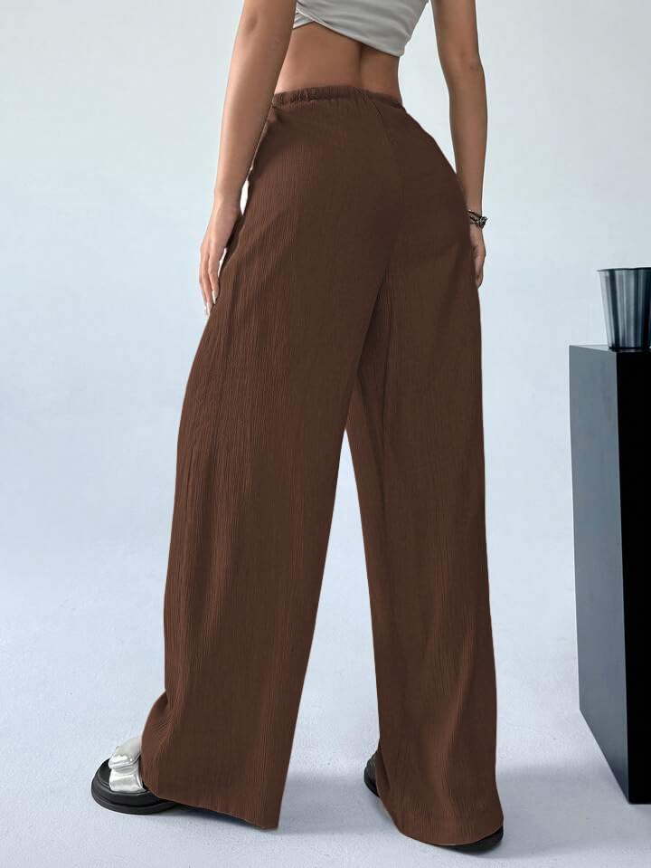 Greciilooks Regular Women Trouser (Gl-Dp-Tr1028_Coffee