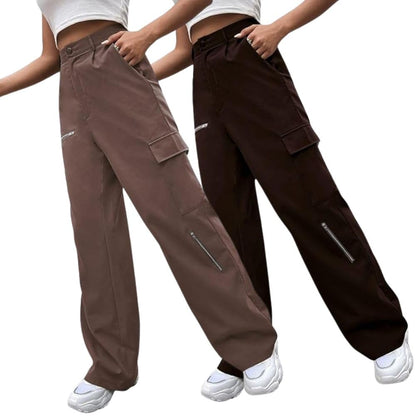 Greciilooks Women Cargo Pant | Women Trousers | WomenS High-Waisted Pant (Available In Plus Size And Combo Pack Of 2)