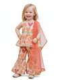 A.T.U.N. (ALL THINGS UBER NICE) Girls Kurti, Sharara and Dupatta Set | Comfortable Ethnic Wear Clothing Set