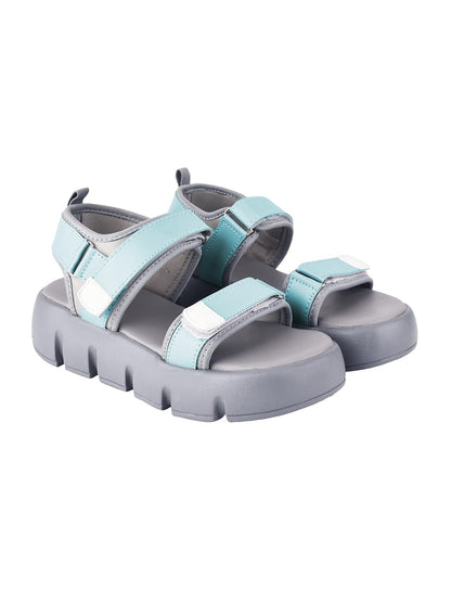 Shoetopia Lightweight Comfortable Trendy Green Sandals For Women & Girls /Uk6-Eu38