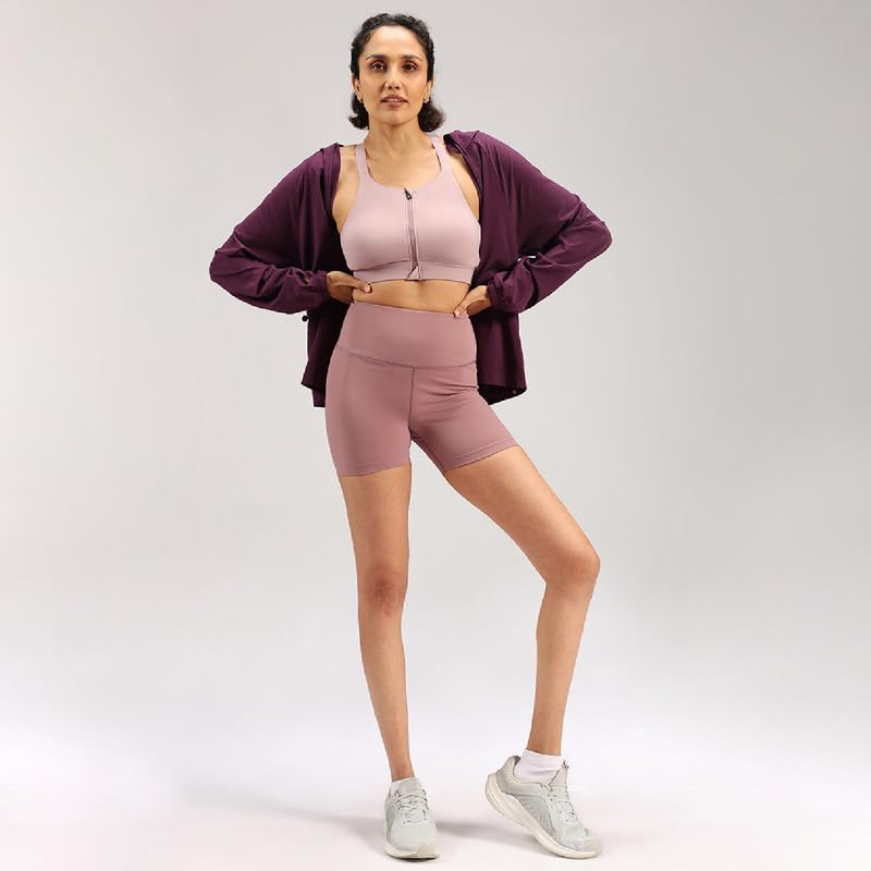 BlissClub Ultimate Shorties Lite | Gym Shorts for Women Workout, Sports Shorts, Swim Shorts and Shapewear for Tummy | High Waist