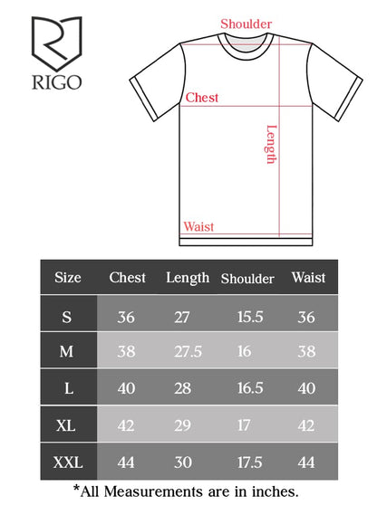 Rigo Round Neck Cotton Mens Tshirt with Thumbhole-Long Sleeve Black