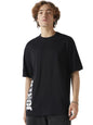 Bewakoof Official DC Merchandise Joker Mens Typography Oversized Fit Half Sleeve Round Neck Cotton Jersey T-Shirt_646651_Black_