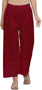 Digital Shopee Fashion Women'S Palazzo Free Size Maroon