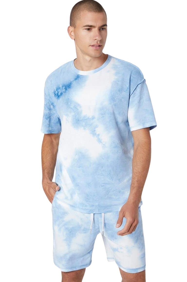 OM SAI LATEST CREATION Lycra Unisex Night Dress || Tie-Dye Night Wear Beach Wear Summer Wear Short Pajama Set || Sleepwear Loung