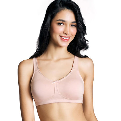 Nykd (Nyb105 Cotton Non Padded & Non Wired Everyday Bra For Women | Full Coverage Bra With No Sweat & Breast Separating Feature