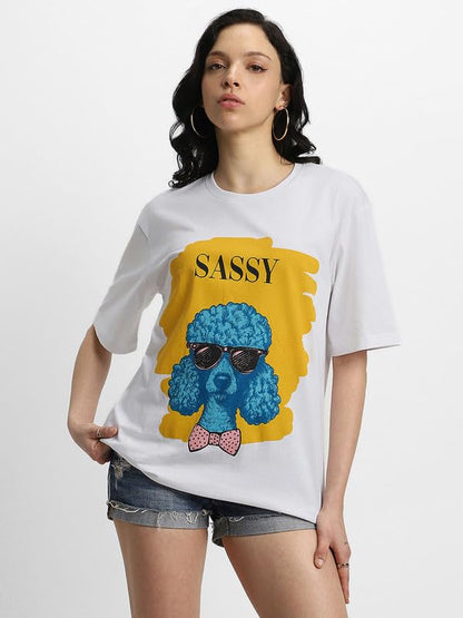 Juneberry Pure 100% Cotton Oversized Loose Baggy Fit Drop Shoulder Latest Aesthetic & Cool Graphic Prinred Half Sleeve T-Shirts