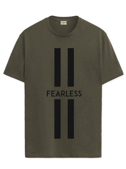 ADRO Mens Fearless Printed Cotton T-Shirt_RN24-L2-FRLS-OL