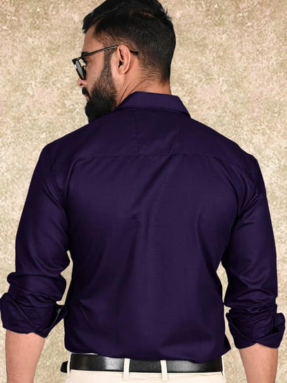 Tee Projekt Casual Shirt for Men Regular Fit Long Sleeve Shirt Suitable for Event Formal Wear