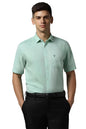 Allen Solly Men Slim Fit Formal Cotton Half Sleeve Short Sleeve Shirt