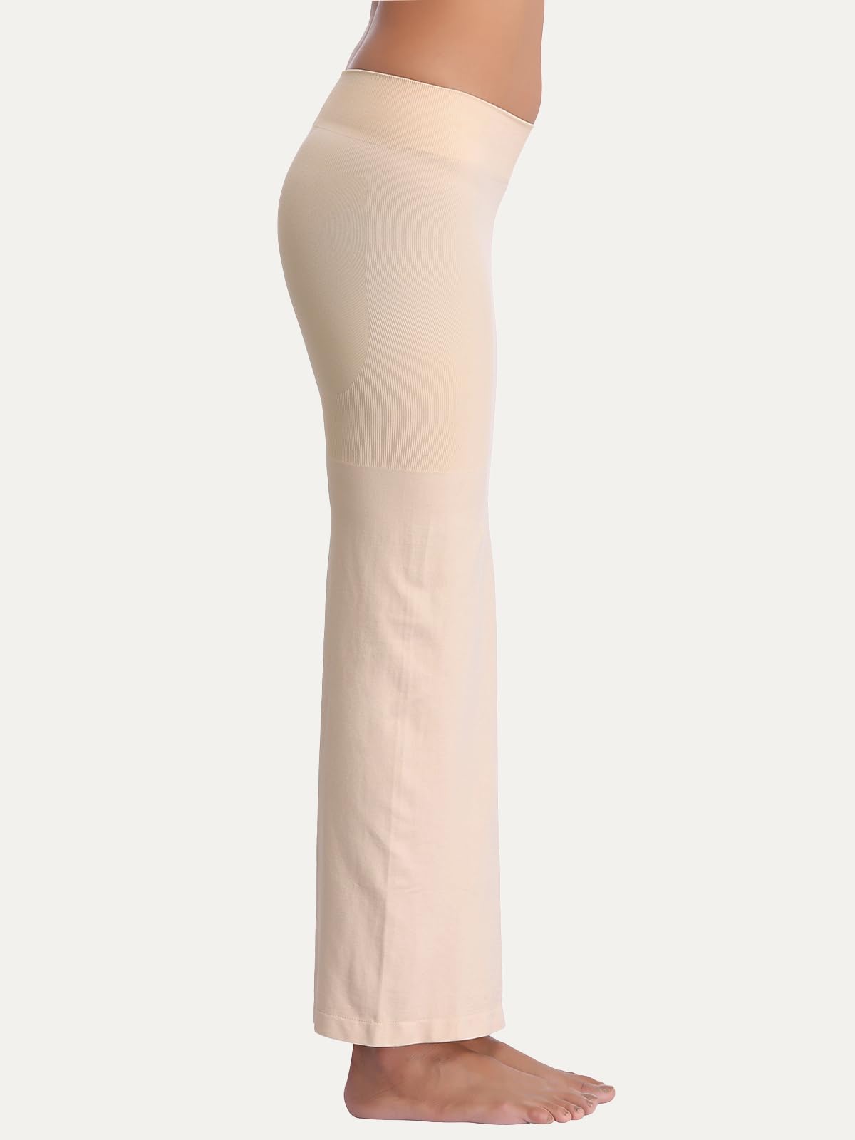 Clovia Womens Petticoat Style Saree Shapewear with Side Slit (SW0023P24_Skin)