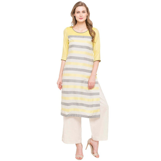 Aurelia Women Rayon 's Straight Fit Kurta