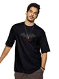 Bewakoof Mens Graphic Print Oversized Fit Half Sleeve Round Neck Cotton T-Shirt