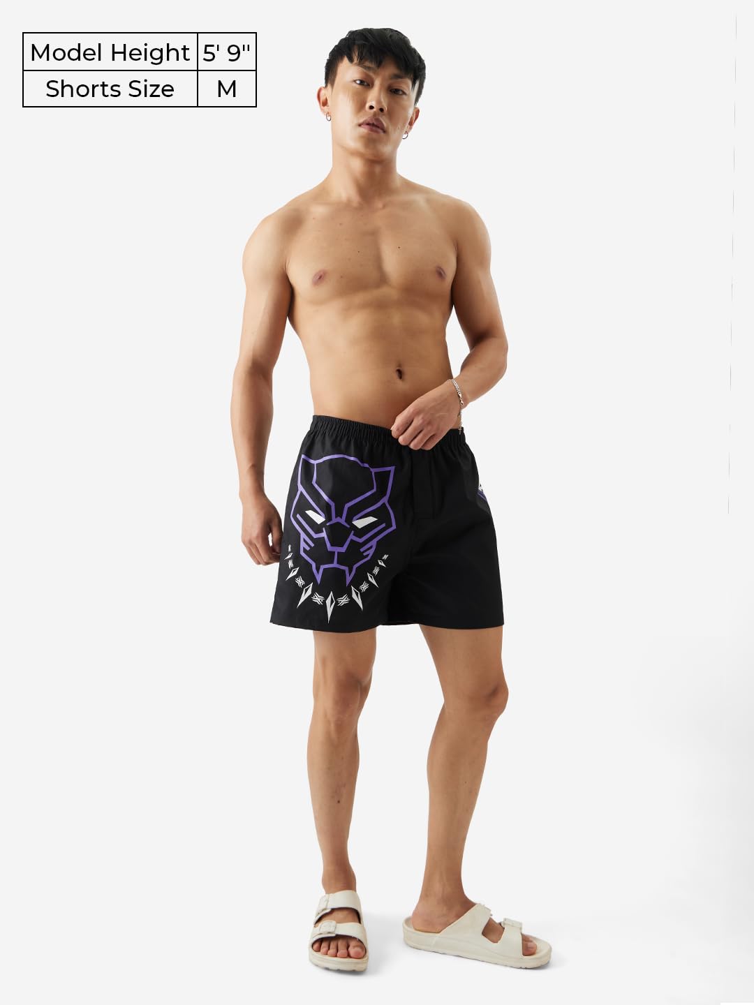 The Souled Store Official Black Panther: This is Wakanda Men and Boys Black Graphic Print Boxer Shorts Boxer Shorts for Mens Co
