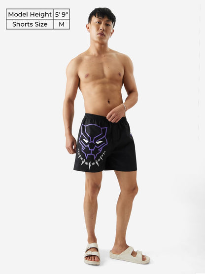 The Souled Store Official Black Panther: This is Wakanda Men and Boys Black Graphic Print Boxer Shorts Boxer Shorts for Mens Co