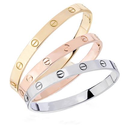 Jewels Galaxy Stylish Rose Gold Plated Bracelet Jewellery For Women (Style 12) (SMNJG-CB-BNGK-7682)