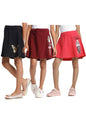 T2F Girls Above Knee Skater Skirt with Inner Shorts | Soft 100% Cotton, Breathable Fabric, Supersoft Waistband for Max Comfort