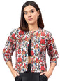 Style Quotient Women Ethnic Printed Shrug Multicolour