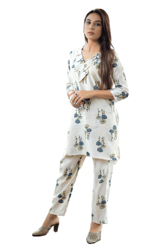 SHIENZY Printed Co-ord Set || Kurta Pant Set for Women (1526-1533)