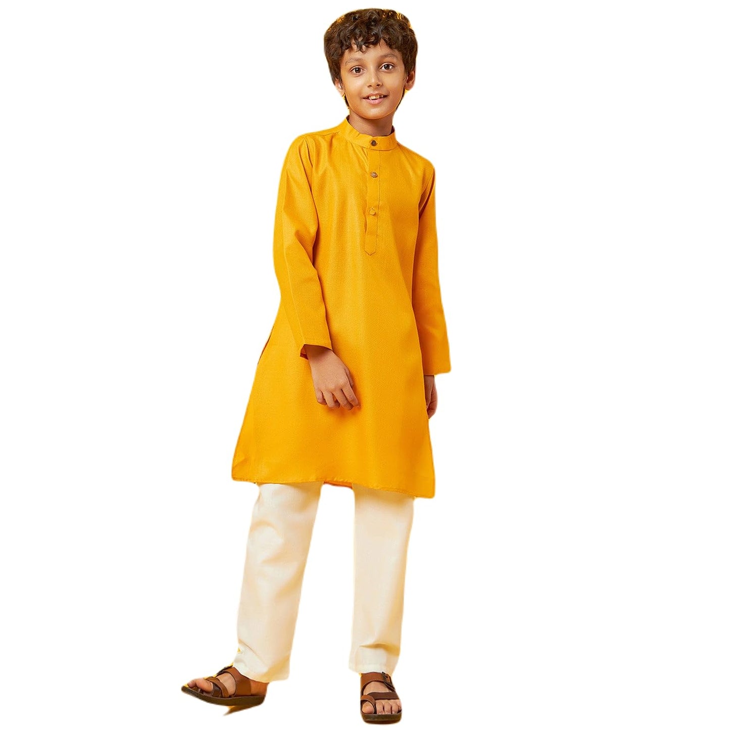 Bon Organik Mustrad Kurta With Pajama Set For Boy