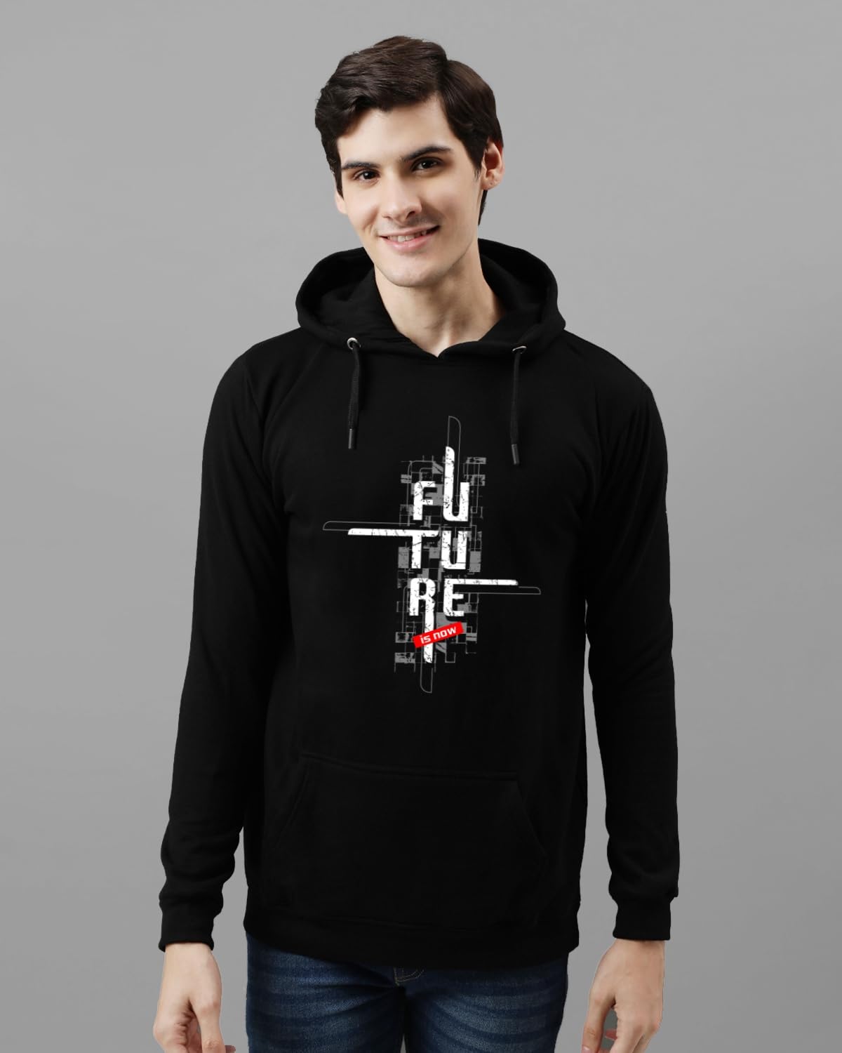 ADRO Hoodies for Men | Printed Hoodie for Men | Cotton Hoodie | Mens Hoodies | Regular Fit Sweatshirt for Men | Hooded Hoodie |