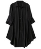 Leriya Fashion Western Dress || Rayon Solid Button Front Shirt Dress for Women || Roll Tab Sleeve & Collared Neck Flared Dress |