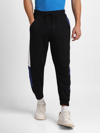 Nobero Zaedn Joggers MenS Solid Black Color Slim Fit Night Sleep Lounge Running Joggers Lower Wear Sweat Bottoms Track Pants Ou