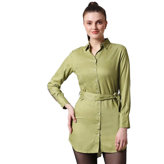 Bewakoof Womens Solid Tape Tunic-M