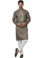 Jompers Mens Embroidered & Sequin Kurta Pyjama Set