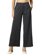 OOMPH! Womens Straight Fit Mid Rise Korean Trousers|Trouser Pants for Women|Elegant Workwear for Office, College & Events|Trous