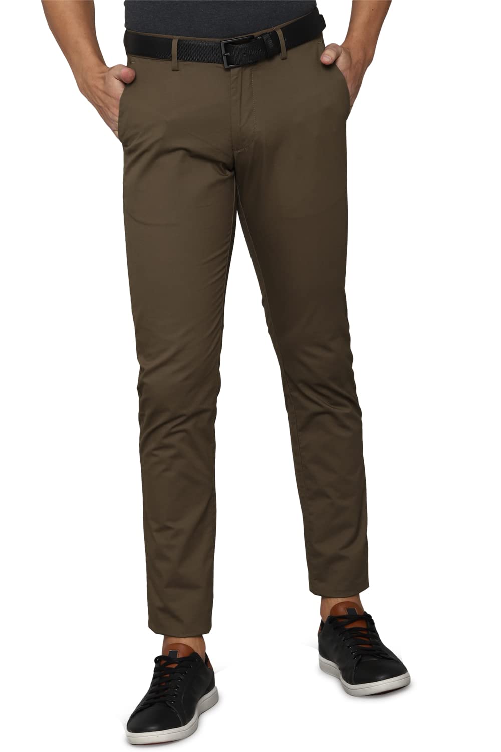Allen Solly Men Solid Casual Chino Pants
