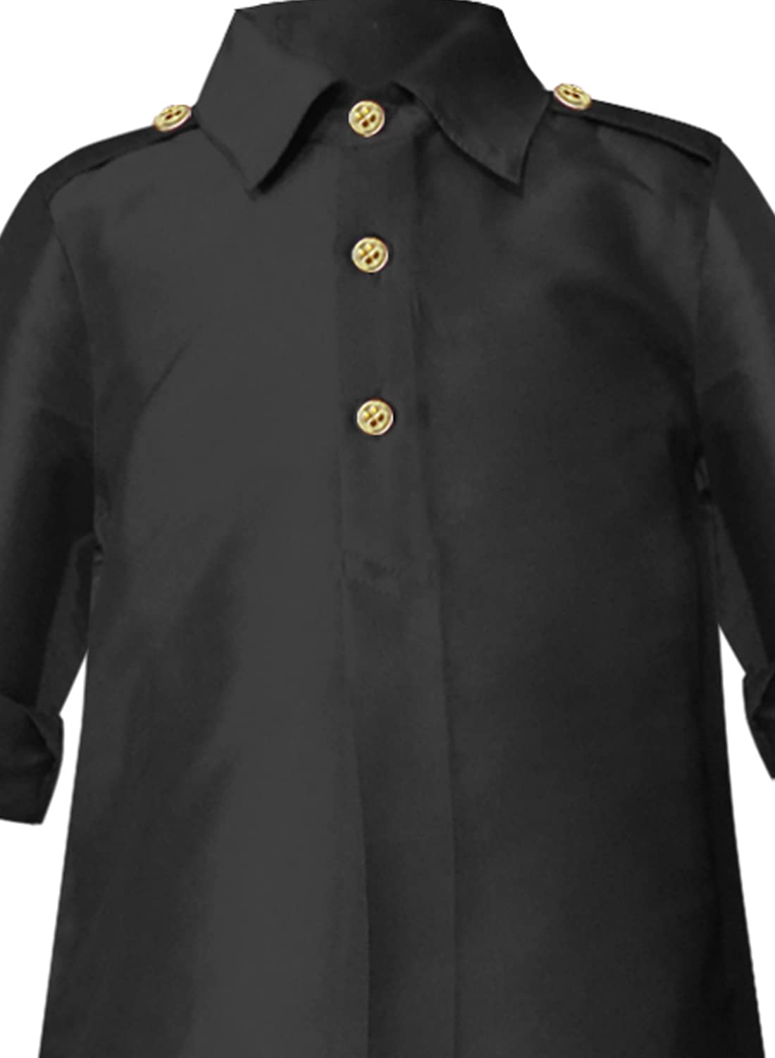 A.T.U.N. (ALL THINGS UBER NICE) Boys Solid Full Sleeve Pathani Suit Set | Kurta and Pyjama Set | Ethnic Clothing Set for Festiva