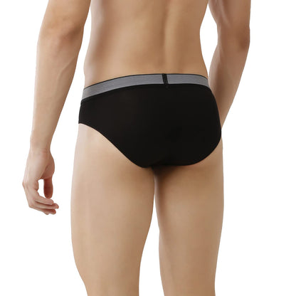 Rupa Modern Regular Solid Frontline Colors Mens Mini Briefs | Soft-Touch Cotton Stretch | Snug Fit | Breathable Fabric | Pack o