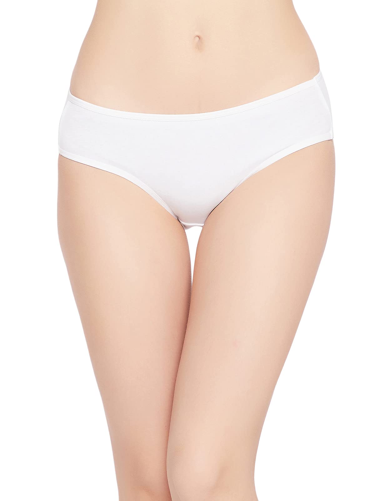 Clovia Womens Cotton Bikini Panty (PN3467X18L_White_L)