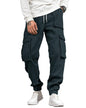 Noble Monk MenS Cargo Pant | Drawstring | Solid Cargo | Multi Pockets Trackpant