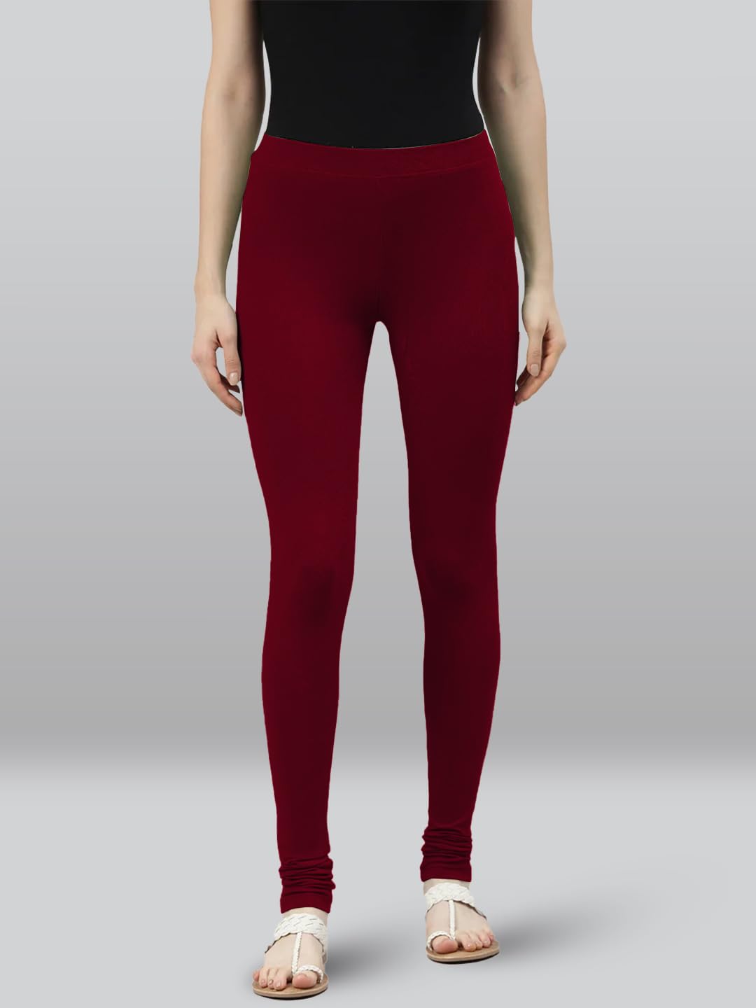 Lyra Premium Viscose Full Length Churidar Leggings For Women