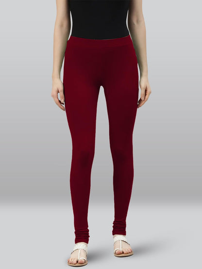 Lyra Premium Viscose Full Length Churidar Leggings For Women
